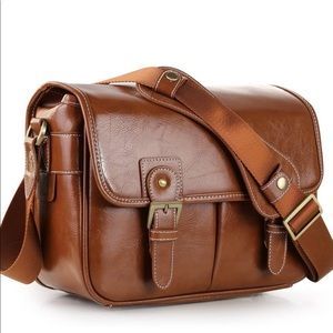 Koolertron Waterproof Vintage PULeather Camera Bag